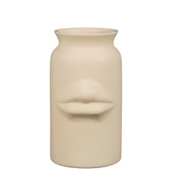 Vaas lippen l.roze - h23,5xd14,5cm