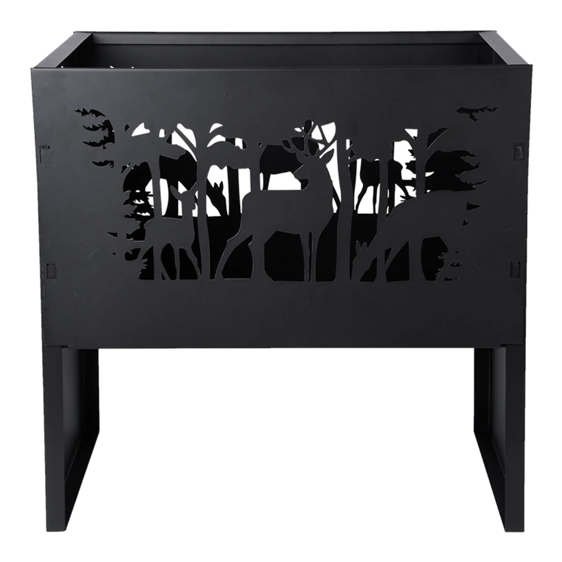 Vuurkorf rechthoekig herten