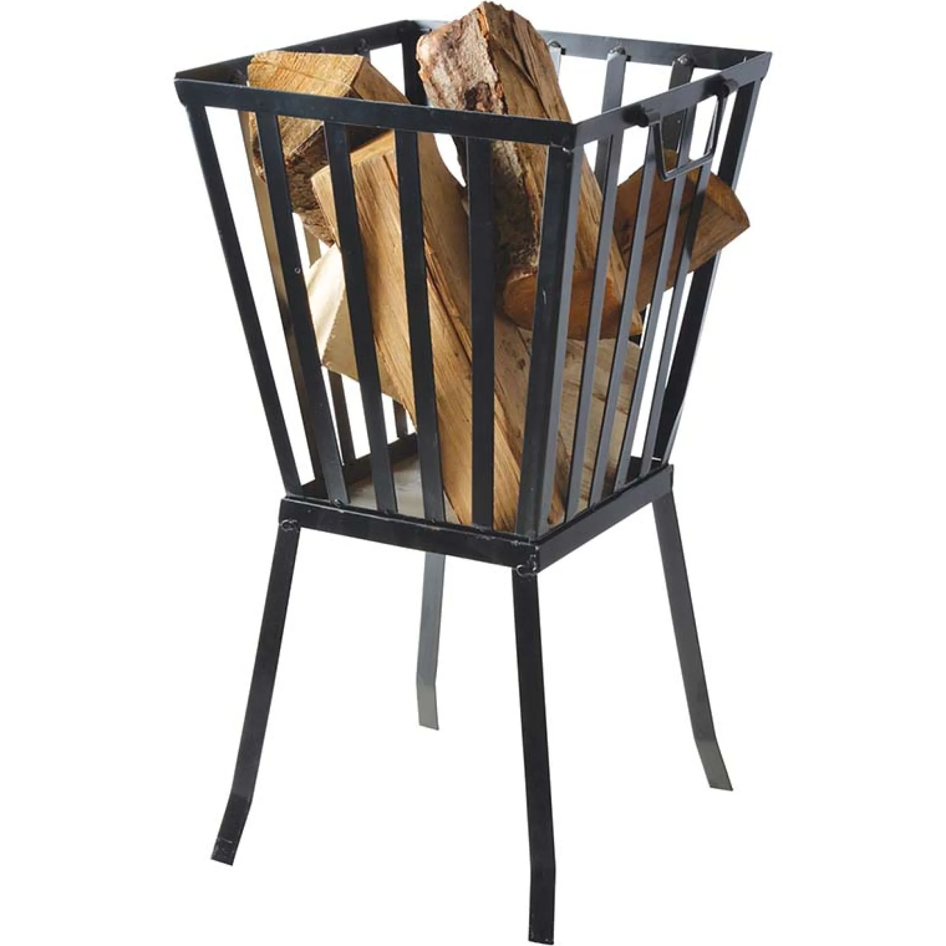 Vuurkorf vierkant op voeten