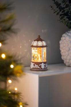 Waterspinner caroussel peperkoekfiguurtjes led warmwit voor binnen