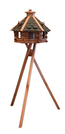 Winterhuis met voederstation op voet