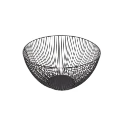 WIRE MAND ZWART D25CM H14CM