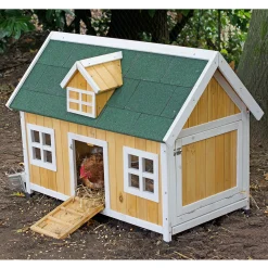 Woodland kippen/konijnenhok combi