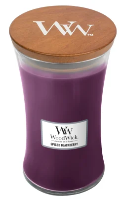 Woodwick Geurkaars Large spiced blackberry