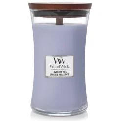 Woodwick Geurkaars lavender spa Large