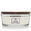 Woodwick Geurkaars white tea-jasmine ellipse