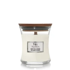 Woodwick Geurkaars white tea & jasmine mini