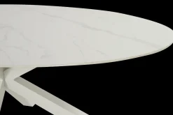 Xander tafel ovaal wit