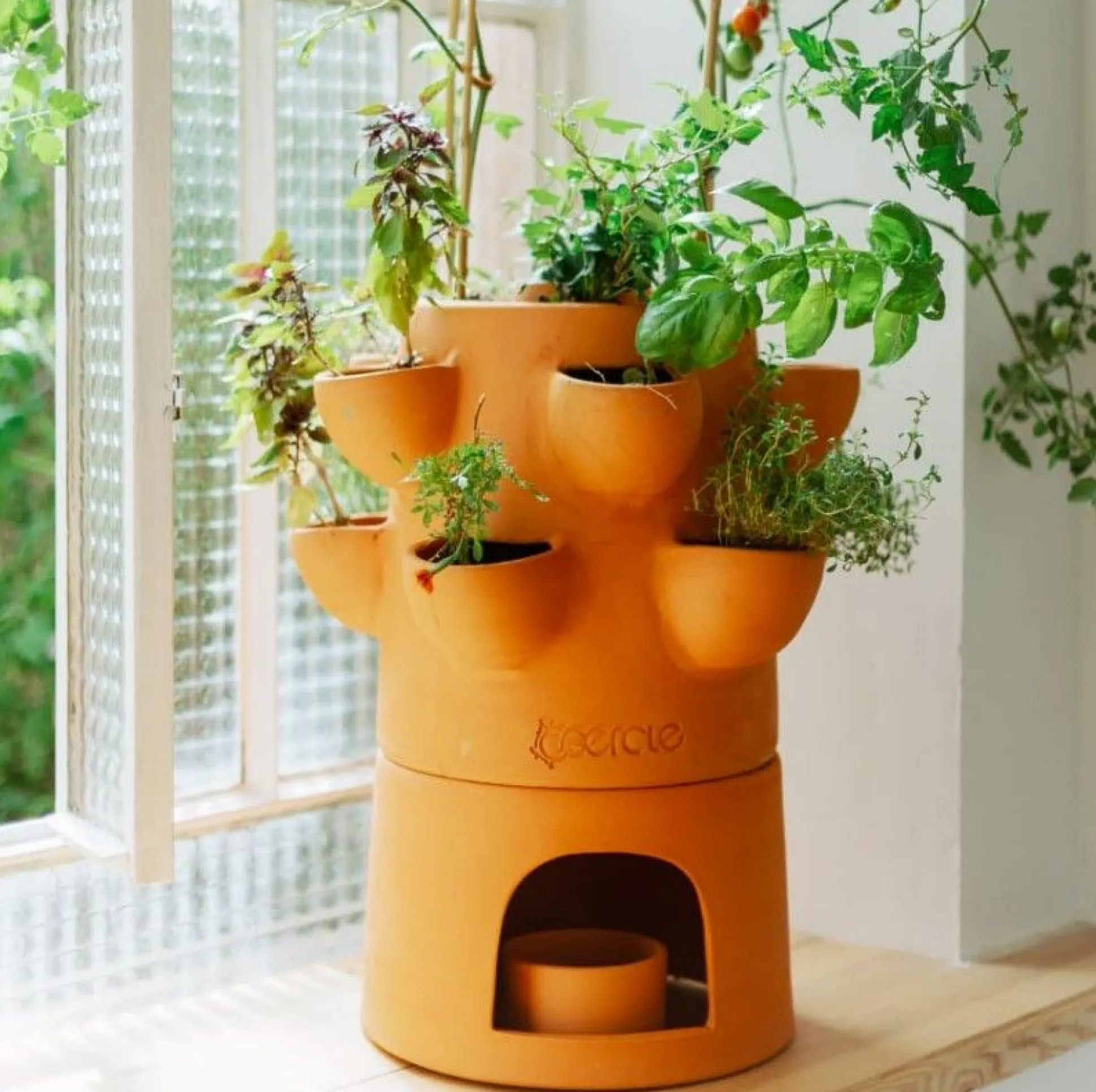 Zelfbemestende composter balkon