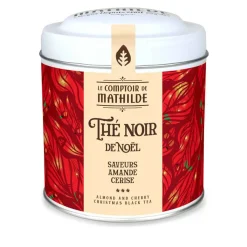 Zwarte thee amandel kers