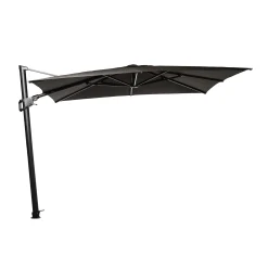 Zweefparasol Deluxe zwart met LED